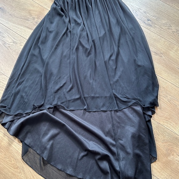 Studio Black Asymmetrical High-Low Cocktail Dress - Picture 2 of 13